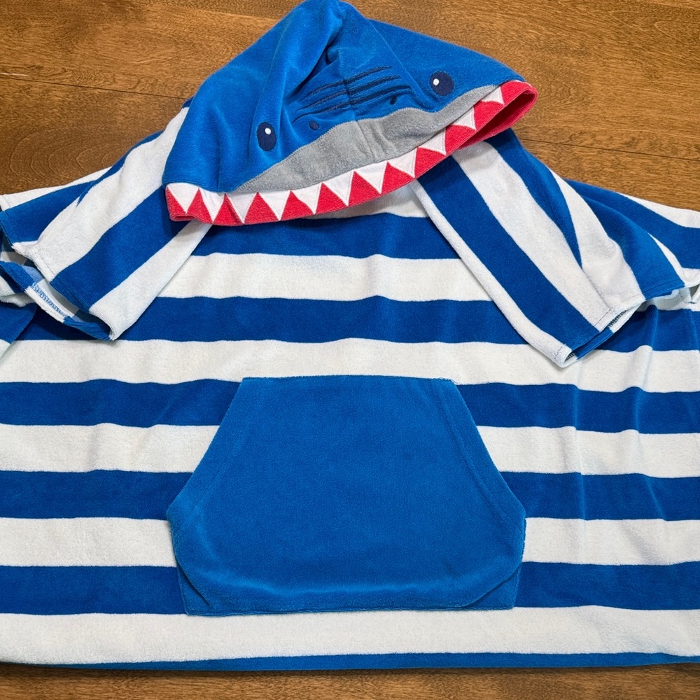 Mini Boden Red and Blue Hoodie